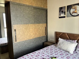 Bedroom in 3 BHK Apartment at Piramal Vaikunth, Balkum Pada – for Rent