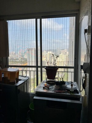 Kitchen in 3 BHK Apartment at Piramal Vaikunth, Balkum Pada – for Rent