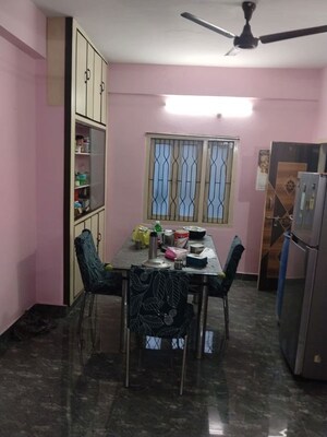 Dining area in 3 BHK Apartment at Anand Nagar Colony – for Rent