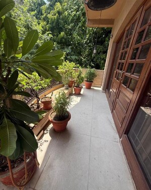 Balcony in 5 BHK Builder Floor at Saket – for Rent