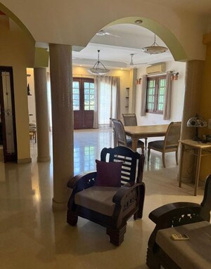Living Room in 5 BHK Builder Floor at Saket – for Rent