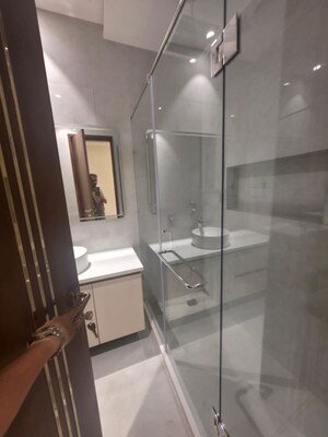 Bathroom in 4 BHK Builder Floor at Chittaranjan Park – for Rent