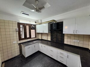 Kitchen in 3 BHK Builder Floor at Greater Kailash I – for Rent