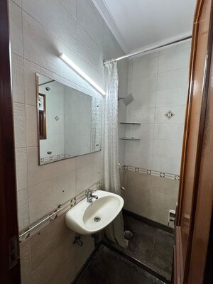 Bathroom in 3 BHK Builder Floor at Greater Kailash I – for Rent