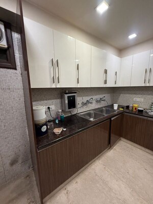 Kitchen in 3 BHK Builder Floor at Greater Kailash ii – for Rent