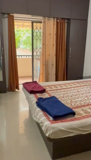 Bedroom in 2 BHK Apartment at Nagpal Meadows Habitat, Pashan – for Rent