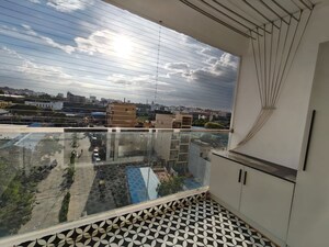 Balcony in 3 BHK Apartment at Trendsquares Ambience, Thanisandra Main Road – for Rent