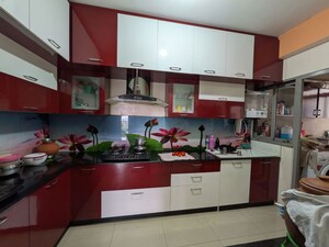 Kitchen in 3 BHK Apartment at Goyal and Co Orchid Woods, Hennur – for Rent