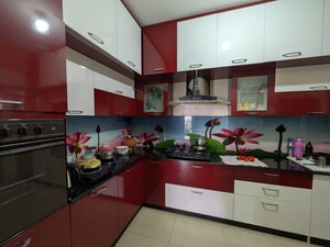 Kitchen in 3 BHK Apartment at Goyal and Co Orchid Woods, Hennur – for Rent