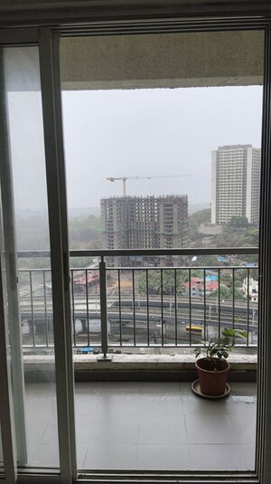 Balcony in 2 BHK Apartment at Godrej Emerald, Ghodbunder Road – for Rent