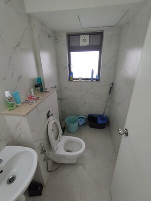Bathroom in 2 BHK Apartment at Runwal Bliss, Kanjurmarg East – for Rent