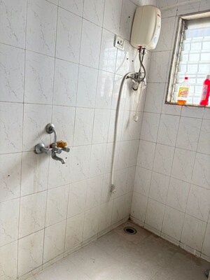 Bathroom in 1 BHK Apartment at Shubharambh Complex, Manpada – for Rent