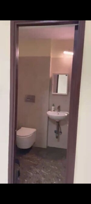 Bathroom in 3 BHK Apartment at Ruparel Orion, Chembur – for Rent