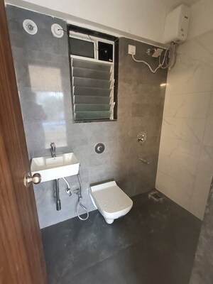Bathroom in 1 BHK Apartment at Lotus Residency Goregaon West, Goregaon West – for Rent