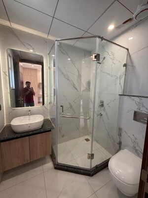 Bathroom in 3 BHK Apartment at Raj One Good Earth, Sector 71 – for Rent