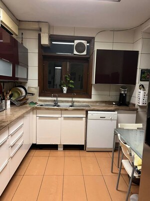 Kitchen in 2 BHK Builder Floor at Greater Kailash I – for Rent