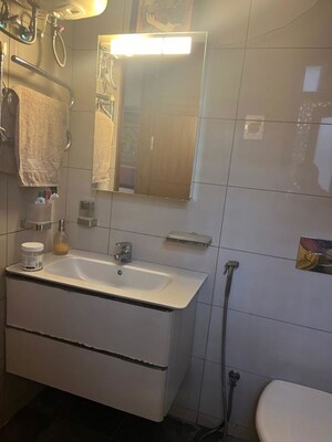 Bathroom in 2 BHK Builder Floor at Greater Kailash I – for Rent