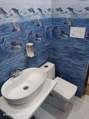 Bathroom in 2 BHK Builder Floor at Spring Field Colony – for Sale