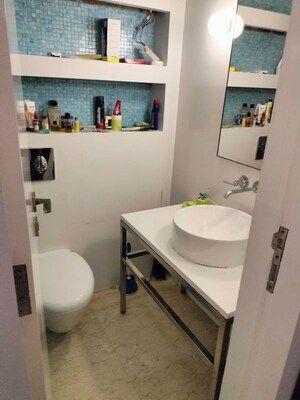 Bathroom in 2 BHK Apartment at Lodha Fiorenza, Goregaon East – for Rent