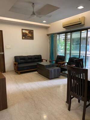 Living Room in 2 BHK Apartment at Khar West – for Rent