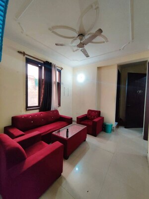Living Room in 1 BHK Apartment at Freedom Fighters Enclave – for Rent