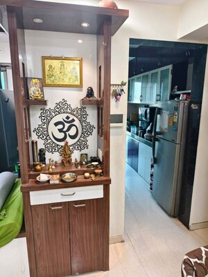 Living Room in 2 BHK Apartment at Kalpataru Immensa, Kolshet Road – for Sale