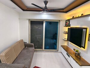 Living Room in 2 BHK Apartment at Kalpataru Immensa, Kolshet Road – for Sale