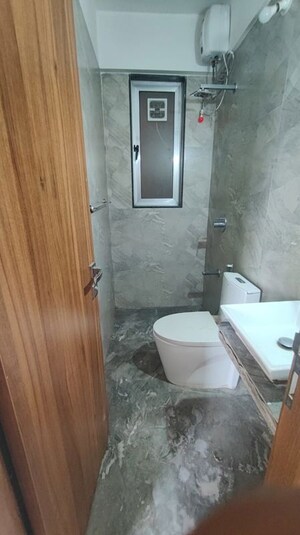 Bathroom in 2 BHK Apartment at Goodwill Unity, Sanpada – for Rent
