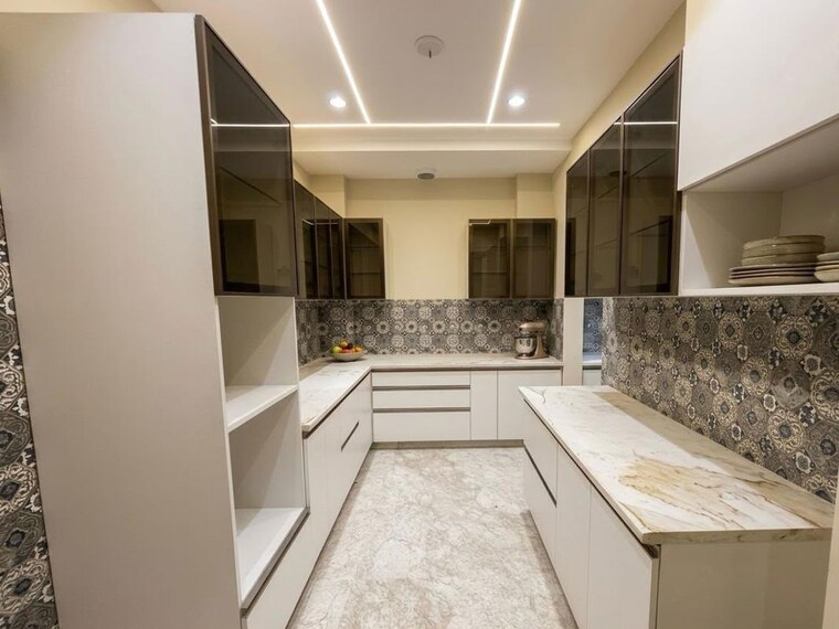 Kitchen, adani-samsara 4 Bedroom 1000 Sq.Yd. Builder Floor In Sector 60 Gurgaon 10572239
