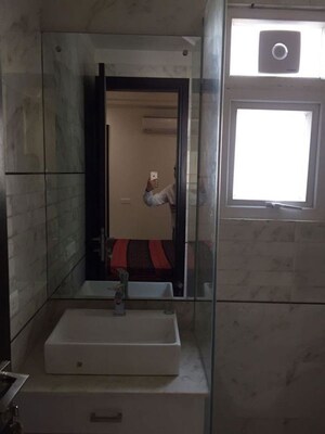 Bathroom in 3 BHK Apartment at Lajpat Nagar 4 – for Sale