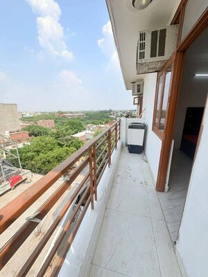 Balcony in 1 BHK Apartment at Freedom Fighters Enclave – for Rent