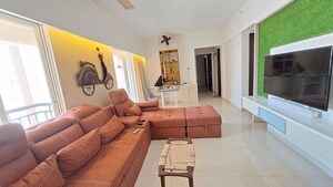 Living Room in 2 BHK Apartment at Puranik Abitante, Bavdhan – for Rent