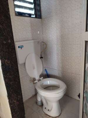 Bathroom in 1 BHK Apartment at Niharika CHS, Karanjade – for Rent