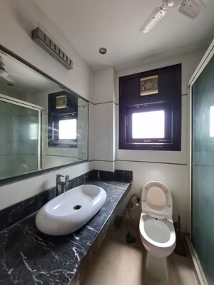 Bathroom in 3 BHK Builder Floor at Greater Kailash I – for Rent