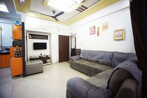 Living Room in 2 BHK Apartment at Vasna – for Sale