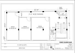 Floor Plan in  Shop at Sujaat Ganj – for Sale