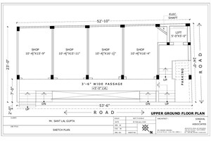 Floor Plan in  Shop at Sujaat Ganj – for Sale