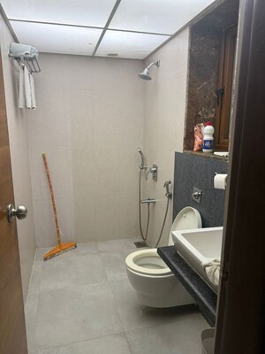 Bathroom in 2 BHK Apartment at Dheeraj Serenity, Santacruz West – for Rent