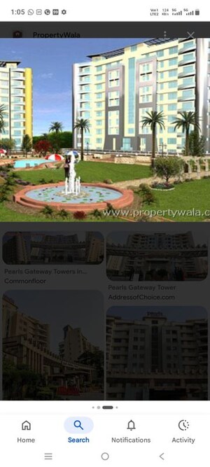 4 BHK Apartment – Exterior View View at Pearls Gateway Tower, Sector 44 - for Rent