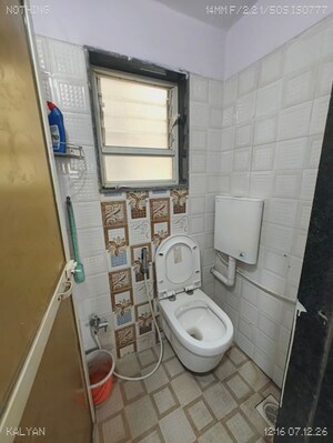 Bathroom in 2 BHK Apartment at Saptashree Heights, Dhokali – for Sale