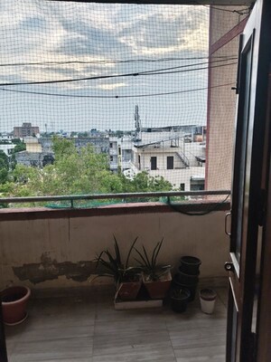 Balcony in 3.5 BHK Apartment at Royal Garden Estate, Sector 61 – for Rent