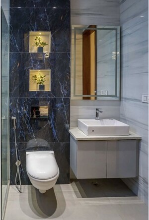 Bathroom in 2 BHK Apartment at Trishla City, Patiala Road – for Sale