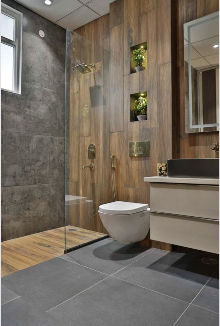 Bathroom, trishla-city 2 Bedroom 1350 Sq.Ft. Apartment In Patiala Road Zirakpur 10382227
