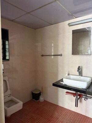 Bathroom in 2 BHK Apartment at Cuffe Parade – for Rent