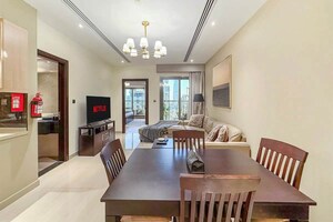 Living Room in 2 BHK Apartment at Dosti Tulip, Balkum Pada – for Sale
