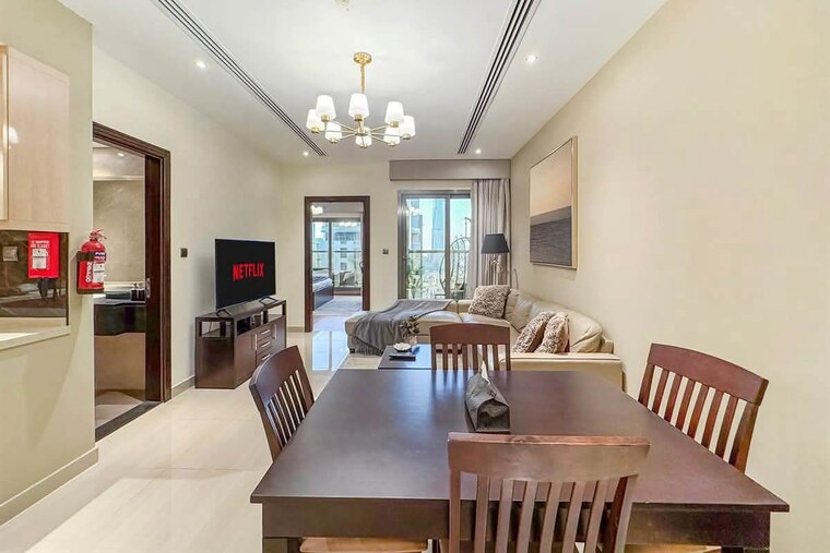 Living Room, dosti-tulip 2 Bedroom 660 Sq.Ft. Apartment In Balkum Pada Thane 10572426