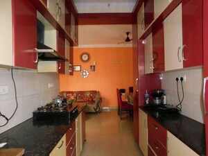 Kitchen in 2.5 BHK Apartment at Antriksh Golf View, Sector 78 – for Rent