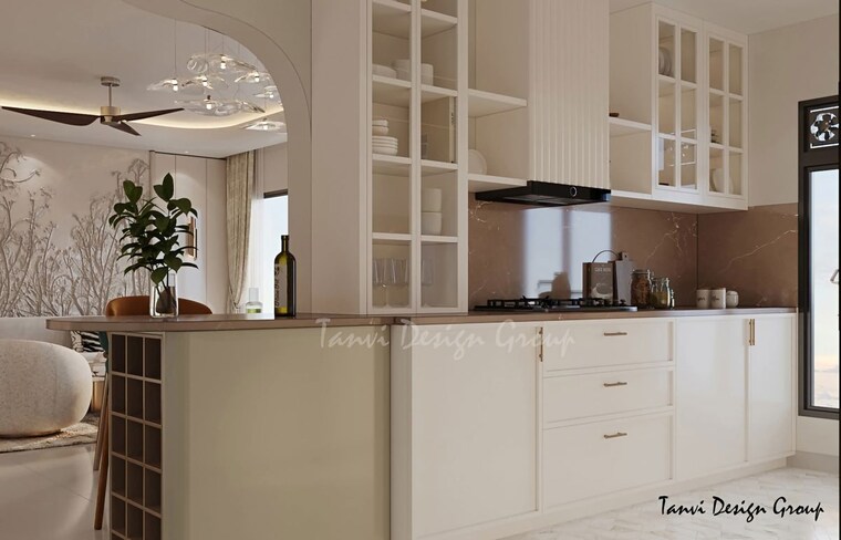 Kitchen, dosti-tulip 2 Bedroom 661 Sq.Ft. Apartment In Balkum Pada Thane 10572450
