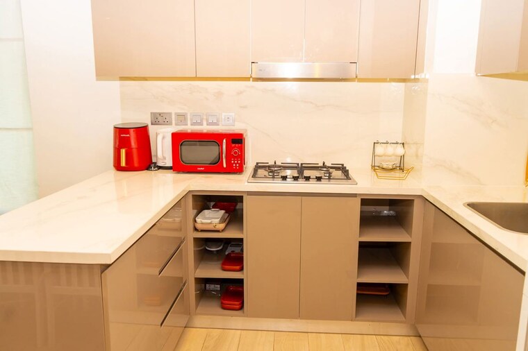 Kitchen, dosti-tulip 2 Bedroom 674 Sq.Ft. Apartment In Balkum Pada Thane 10572480