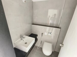 Bathroom in 2 BHK Apartment at Ashar Metro Towers, Vartak Nagar – for Rent